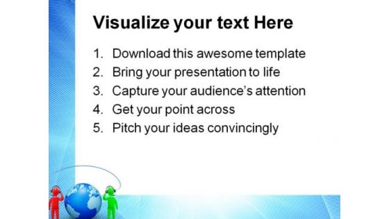 Communications Global PowerPoint Themes And PowerPoint Slides 0511