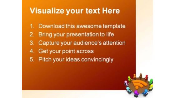 Community Discussion Business PowerPoint Themes And PowerPoint Slides 0511