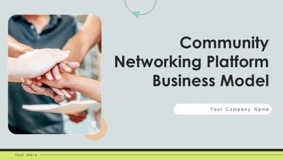 Community Networking Platform Business Model Powerpoint Ppt Template Bundles BMC V