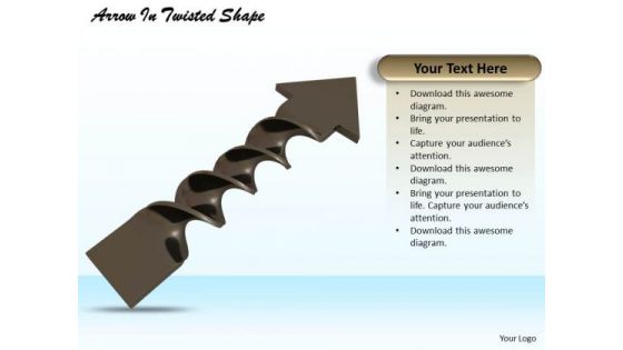 Company Business Strategy Arrow Twisted Shape Pictures