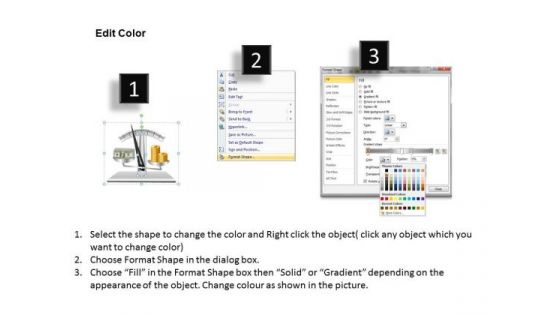 Compare Gold With Currency PowerPoint Slides And Ppt Diagram Templates