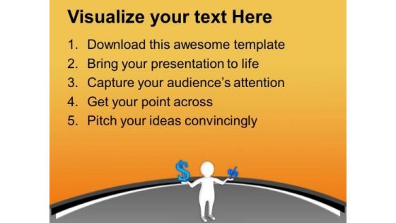 Comparison Between Dollar And Discount PowerPoint Templates Ppt Backgrounds For Slides 0713