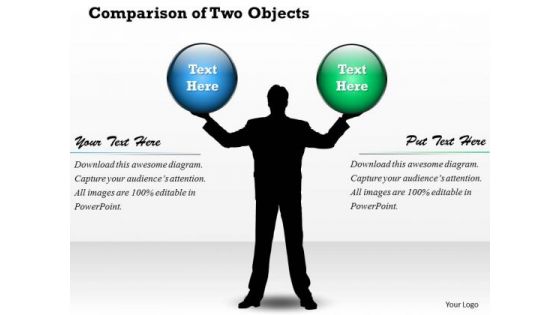 Comparison Of Two Objects PowerPoint Presentation Template