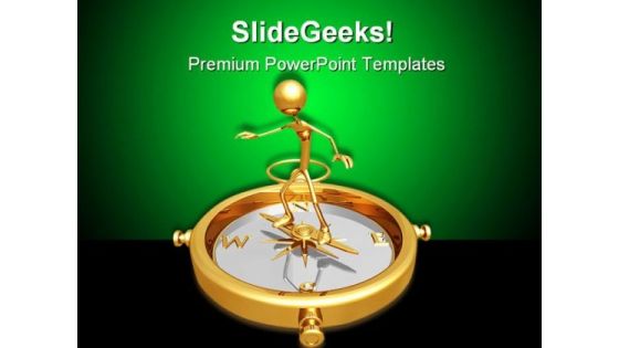 Compass Balance Geographical PowerPoint Templates And PowerPoint Backgrounds 0811