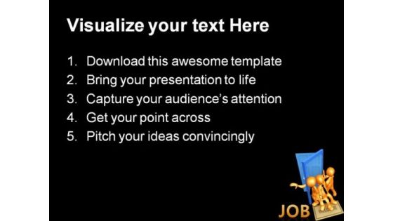 Competing For The Job Business PowerPoint Templates And PowerPoint Backgrounds 0311