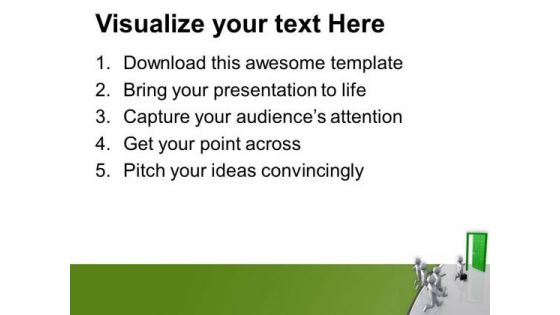 Competing To Achieve Future Job PowerPoint Templates Ppt Backgrounds For Slides 0413