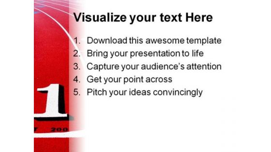Competition Sports PowerPoint Template 0510