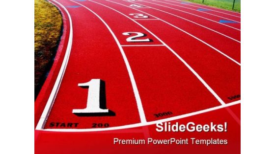 Competition Sports PowerPoint Template 0510