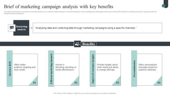 Competitive Intelligence Guide To Determine Market Brief Of Marketing Campaign Analysis Pictures Pdf
