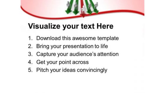 Competitve Advantage Arrows PowerPoint Templates And PowerPoint Themes 0612