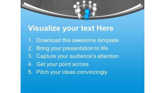 Comple Your Team With Team Leader PowerPoint Templates Ppt Backgrounds For Slides 0613