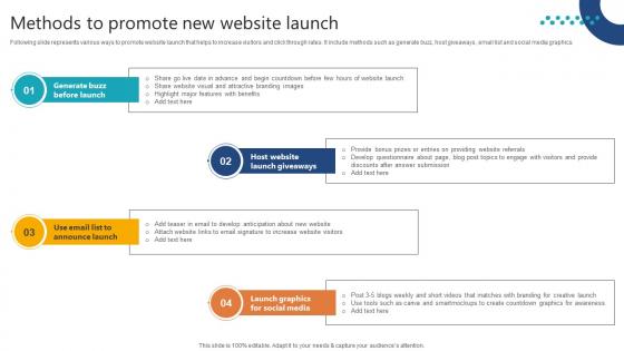 Complete Guide To Launch Methods To Promote New Website Launch Complete Guide To Launch Methods To Promote New Website Launch