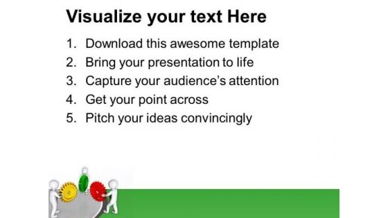 Complete Task With Correct Gears PowerPoint Templates Ppt Backgrounds For Slides 0713