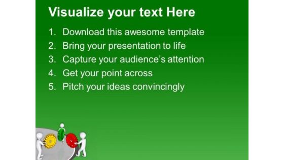 Complete Task With Correct Gears PowerPoint Templates Ppt Backgrounds For Slides 0713