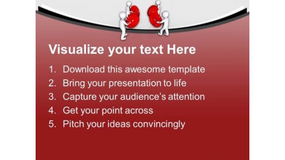 Complete Task With Right Gear PowerPoint Templates Ppt Backgrounds For Slides 0713