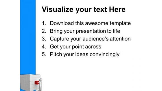 Complete The Building By Putting Solution Brick PowerPoint Templates Ppt Backgrounds For Slides 0713