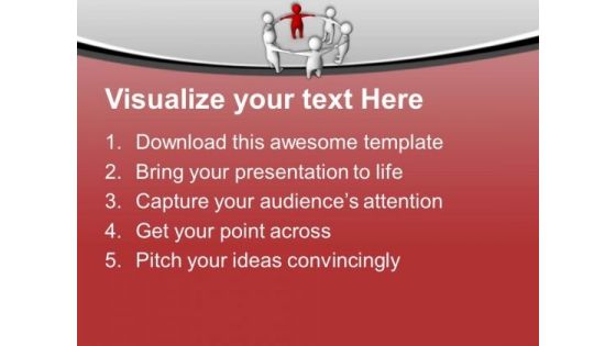Complete The Circle Theme PowerPoint Templates Ppt Backgrounds For Slides 0513