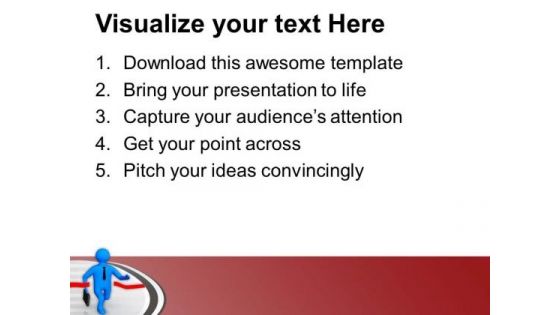Complete The Race And Be A Winner PowerPoint Templates Ppt Backgrounds For Slides 0713
