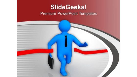 Complete The Race And Be A Winner PowerPoint Templates Ppt Backgrounds For Slides 0713