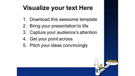Complete The Task To Reach Your Target PowerPoint Templates Ppt Backgrounds For Slides 0713
