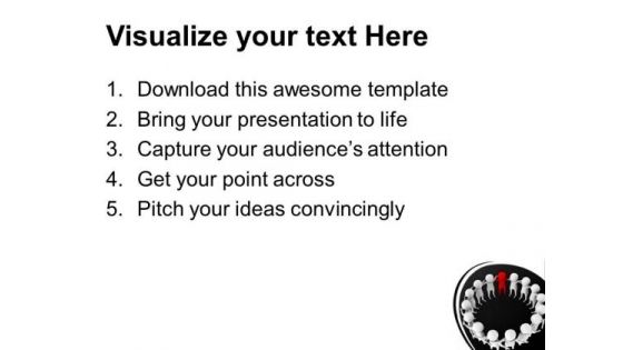 Complete The Team With Good Leader PowerPoint Templates Ppt Backgrounds For Slides 0613