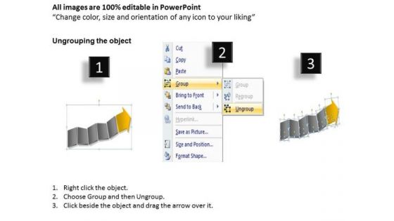 Complex Arrow Process Business Development Ppt Plans PowerPoint Templates