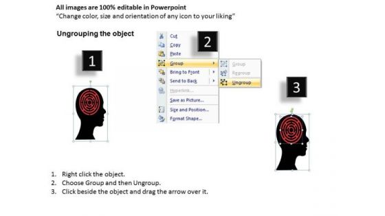 Complication Brain PowerPoint Templates Labyrinth Ppt Slides