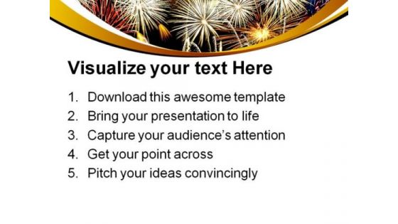 Composite Fireworks Abstract PowerPoint Templates And PowerPoint Backgrounds 0311