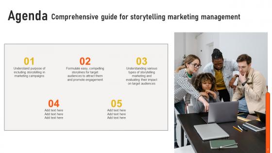 Comprehensive Guide For Storytelling Marketing Management Ppt Powerpoint Presentation Complete Deck
