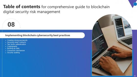 Comprehensive Guide To Blockchain Digital Security Risk Management Complete Deck