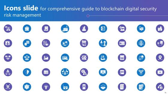 Comprehensive Guide To Blockchain Digital Security Risk Management Complete Deck