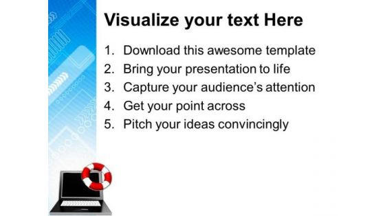 Computer Assistance Concept Success PowerPoint Templates And PowerPoint Themes 0812