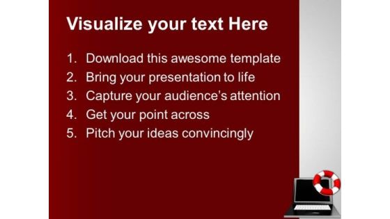 Computer Assistance Success PowerPoint Templates And PowerPoint Themes 0912
