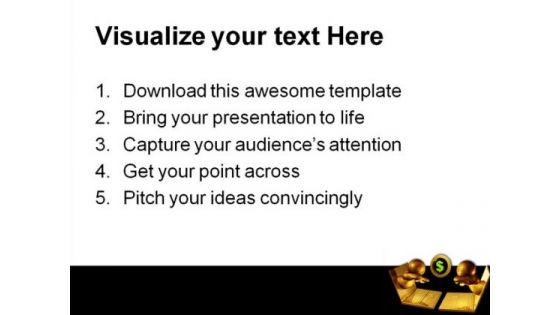 Computer Business Money PowerPoint Template 1110