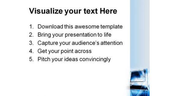 Computer Connection Internet PowerPoint Themes And PowerPoint Slides 0211
