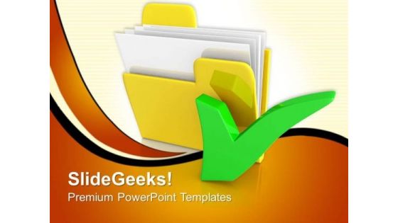 Computer Folder Technology PowerPoint Templates And PowerPoint Themes 0812