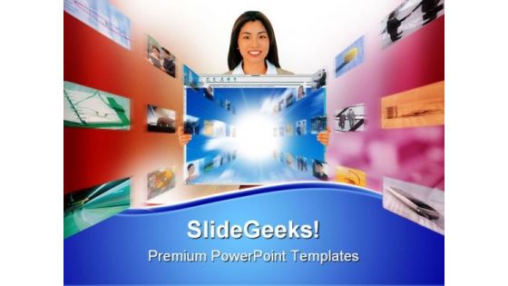 Computer Technology PowerPoint Templates And PowerPoint Backgrounds 0611