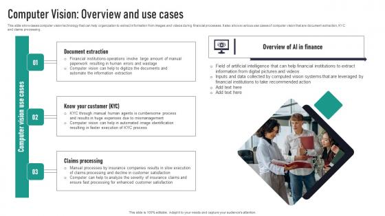 Computer Vision Overview And Use Cases Introduction Pdf