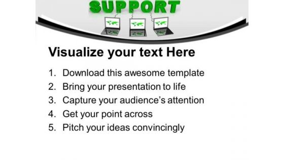 Computers Technical Support Metaphor PowerPoint Templates And PowerPoint Themes 0912