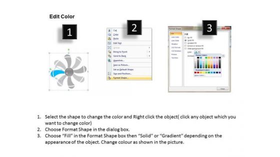 Concentric 8 Stages Flower Petals Diagram Ppt Business Plan Example PowerPoint Slides