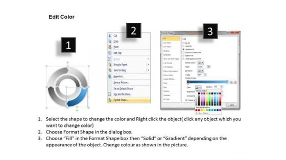 Concentric Circles Data Flow Diagram Examples Of Small Business Plans PowerPoint Templates
