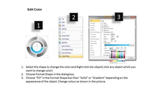 Concentric Circles Data Flow Diagram Ppt Business Plan Formats PowerPoint Slides