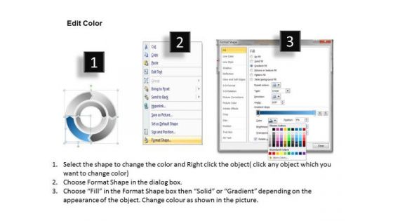 Concentric Circles Data Flow Diagram Writing Your Business Plan PowerPoint Templates