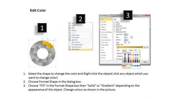 Concentric Circular Process 6 Stages Business Proposal Examples PowerPoint Templates