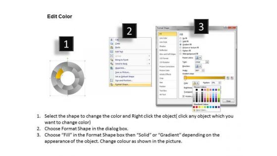 Concentric Circular Process 6 Stages How To Business Plan PowerPoint Slides