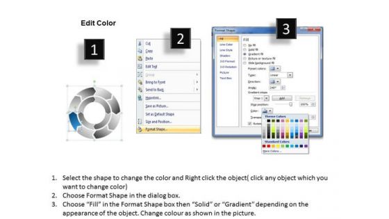 Concentric Circular Process Chart Ppt How To Business Plan PowerPoint Templates