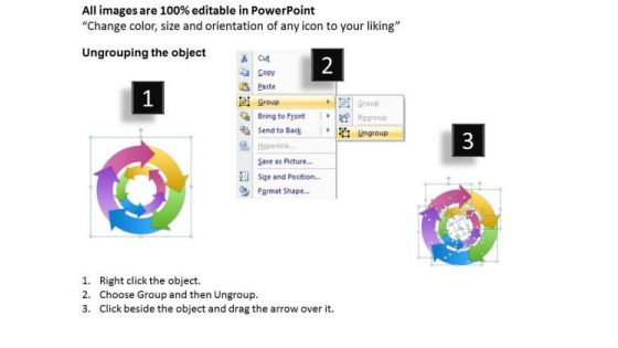Concentric Internal Control Processes Business Plan Template PowerPoint Templates