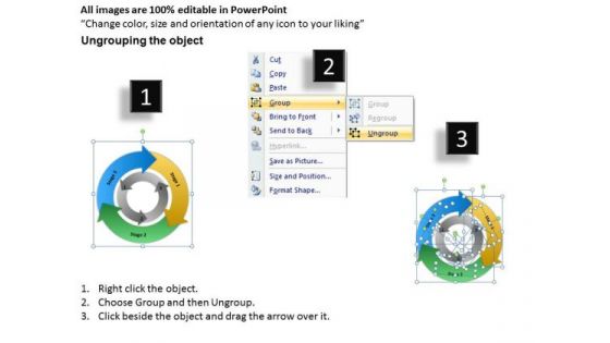 Concentric Operational Processes Creating Business Plan Step By PowerPoint Slides