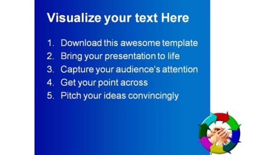 Concept Helper Symbol PowerPoint Backgrounds And Templates 1210