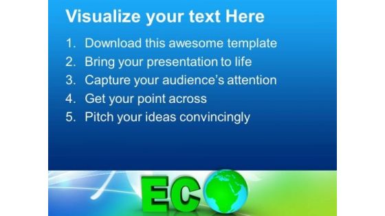 Concept Of Environment Protection Global PowerPoint Templates Ppt Backgrounds For Slides 0113